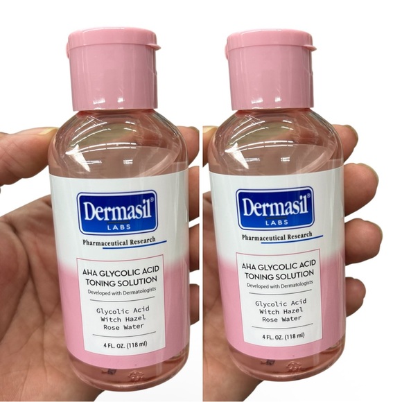 Dermasil Other - Dermasil Pink AHA Glycolic Acid Toning Solution set